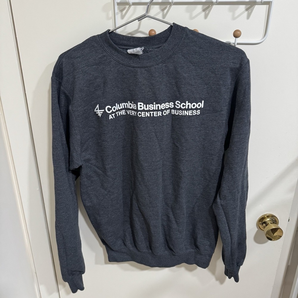 Columbia Business School Champion Crewneck Pullover Sweatshirt Men's Size Small
